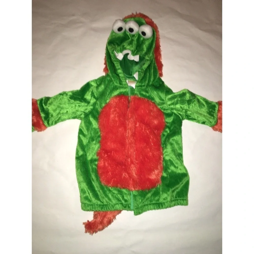 Gymboree 3‎ Eyed Green Monster Costume Size 6-12 Months